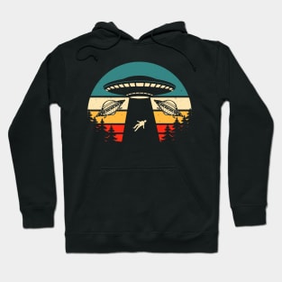 Retro Ufos Abduction Hoodie